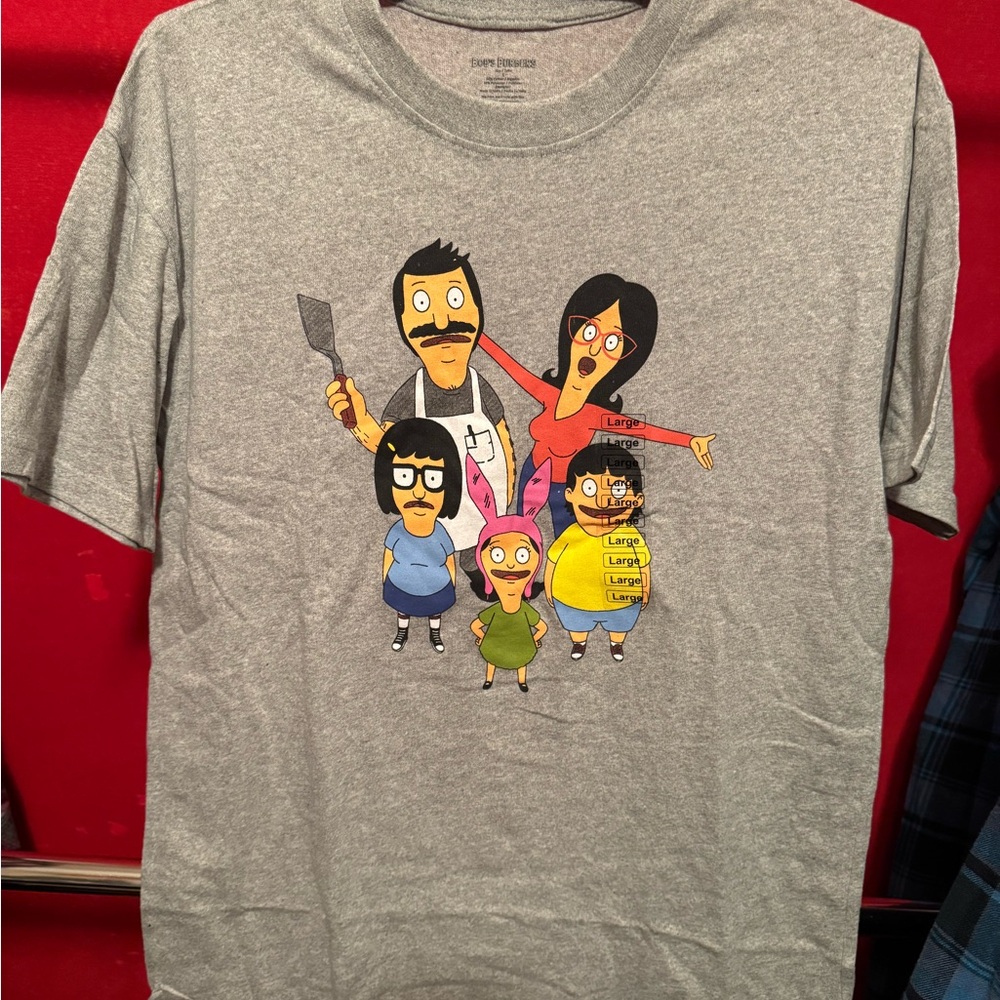 Bob’s Burger Gray Graphic T-Shirt
